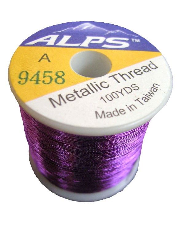 Alps 100yds of Metallic Light Purple Rod Wrapping Thread-Size A (0.15mm) Thread