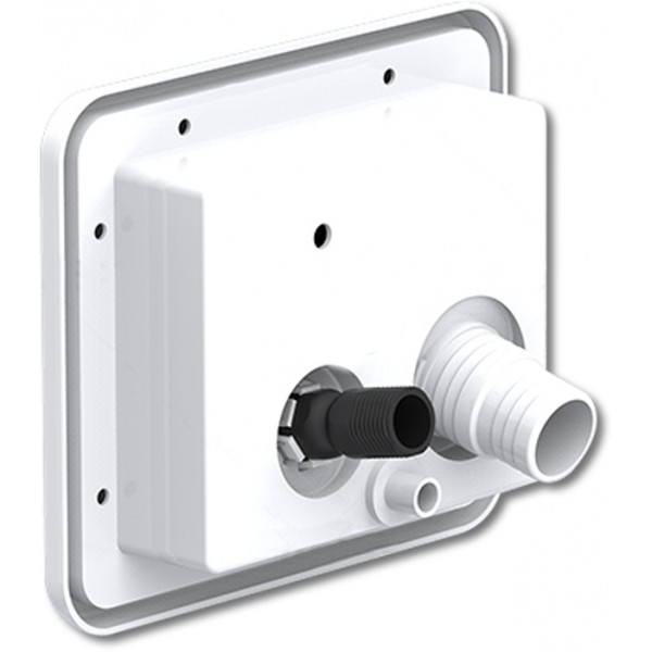 RV Flomaster Gravity/city Water Inlet Hatch - White