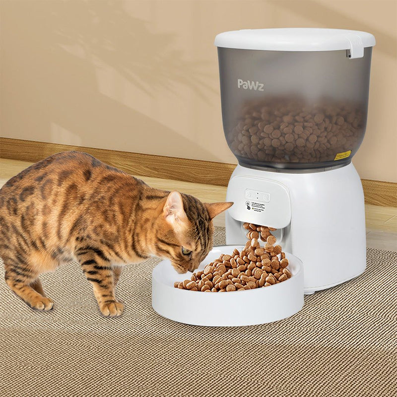 Pawz 4L Automatic Pet Feeder Dog Cat Wifi Auto Smart Food Dispenser Timer Feed