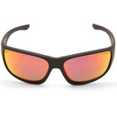 North Beach Galjeon Matte Black/Red Mirror Polarised Men's Sunglasses