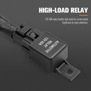 Lightfox 2 Way High Beam Wiring Harness w/ DT 2-Pin Connector For LED Light Bar