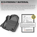Kiwi Master 3D TPE Car Floor Mats Liner For Toyota Prado 250 2024+