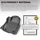 Kiwi Master 3D TPE Car Floor Mats Liner For Toyota Prado 250 2024+