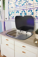 Thetford MK3 Argent Sink - Right Hand Drainer