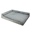 Pawz Orthopedic Dog Bed Memory Foam Cushion Cat Calming Mat Washable XXL Grey