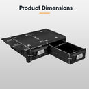 San Hima Lightweight 2X 900mm 4WD Rear Drawer System Fit Toyota Landcruiser 100