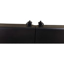On The Road Wall Mounted Clothes Airer 100cm Black Aluminium