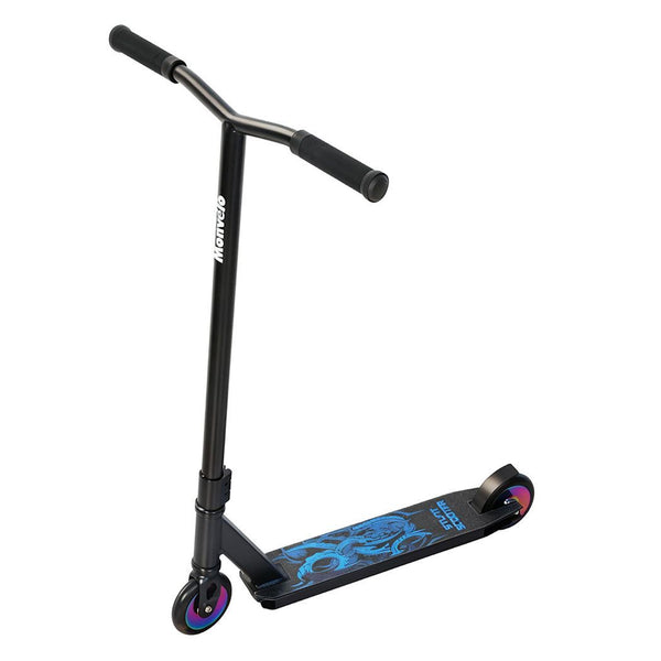 Monvelo Stunt Scooter for Kids Adult 360°Freestyle Trick  Portable Scooter Black