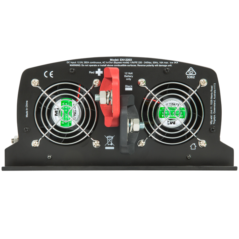 EPOWER 2600W/12V W/RCD & AC TFER Switch