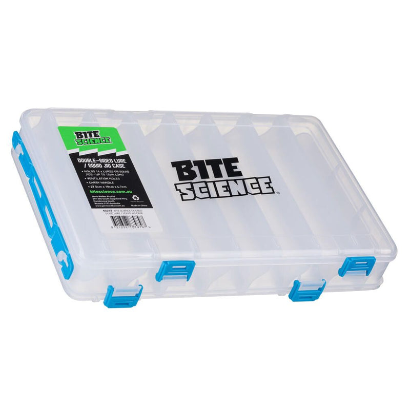 Bite Science Double Sided Squid Jig Case - Fishing Lure Tray