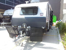 D-Flector Caravan Centre Cut-Out Stone Guard 2200mm - Angled (Special Aerospace Grade Heavy Duty Aluminum)