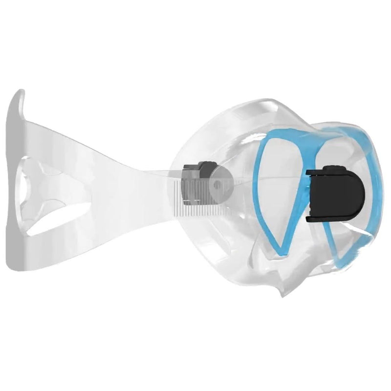 Mirage Tropic Twin Lens Adult Diving and Snorkelling Mask (Blue)