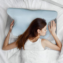 Dreamz Contour Memory Foam Pillow Cervical Neck Shoulder Pain Relief Blue