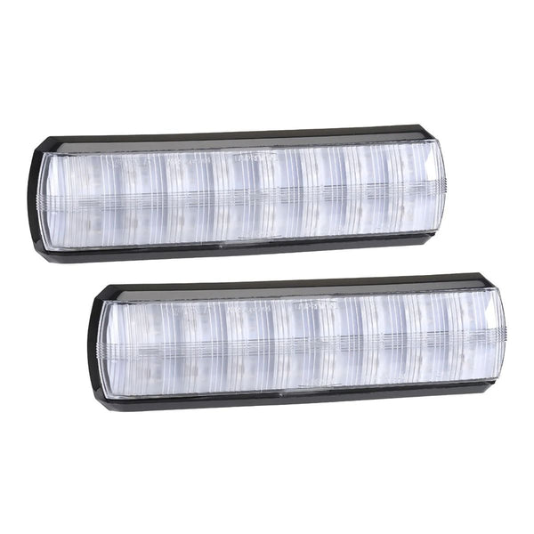 Narva 93810BL2 10-33 Volt LED Slimline Rear Stop/Tail And Direction Indicator Lamp Pack (Red/Amber)