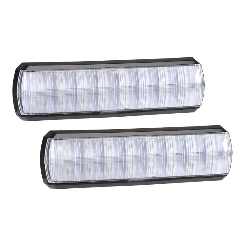 Narva 93810BL2 10-33 Volt LED Slimline Rear Stop/Tail And Direction Indicator Lamp Pack (Red/Amber)