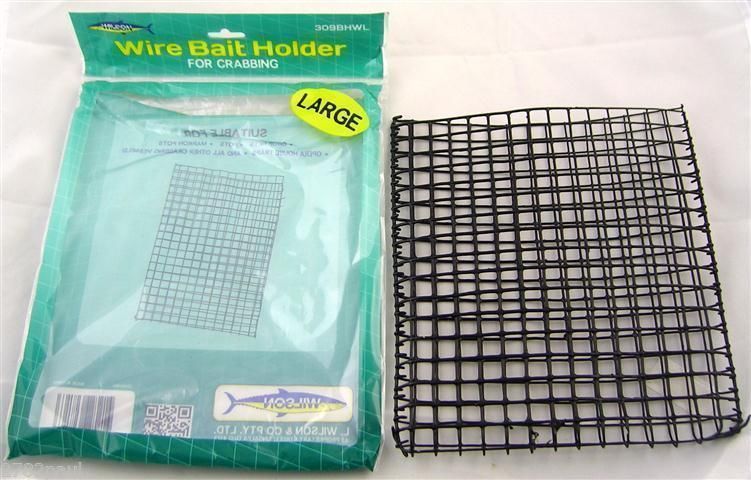 Wilson Large Wire Bait Holder For Crab Pots/Traps - Heavy Duty Rust Resistant