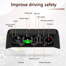 X90 GPS Speedometer & Inclinometer–Multi-Function Head-Up Display Black