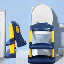 Bopeep Kids Toilet Ladder Toddler Training Step Stool Soft Seat Non Slip Blue