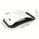 Back Stretcher & Massager - Relieve Sciatica & Fibromyalgia Pain(White)