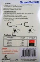 1 Packet of Red SureCatch Fishing Heat Shrink Tube - Wire Cable Sleeve Tubing