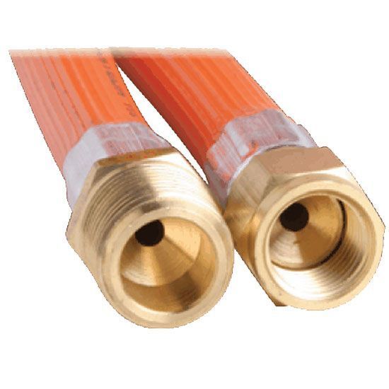 6mm PVC Gas Hose 5/16" SAE x 3/8" BSPM 900mm