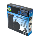 Telescopic Collapsible Portable Stool H: 45cm Black