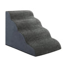 Pawz 4 Steps Pet Stairs Dog Ramp High Density Foam Non-Slip Ladder for Bed Sofa