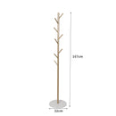 Levede Coat Rack Hat Clothes Stand Hanger Garment Hook Tree Metal Organizer Gold