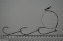 Wilson Heavy Duty Mackerel Fishing Rig 3x8/0 Hook-Setup-105lb Single Strand Wire