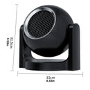 12V 120W Portable Car Heater Defroster Fan Black