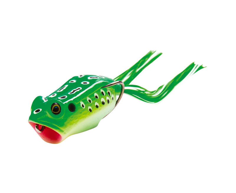 TT Lures 55mm Rocket Frog Popping Topwater Frog Lure - GREEN