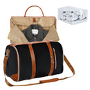 Slimbridge Garment Bags 2 in 1 Hanging Suit Convertible Travel Duffle Black