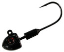 3 Pack of 1/4oz Red Nightmare TT Lures DemonZ Jigheads with Size 2/0 Hooks