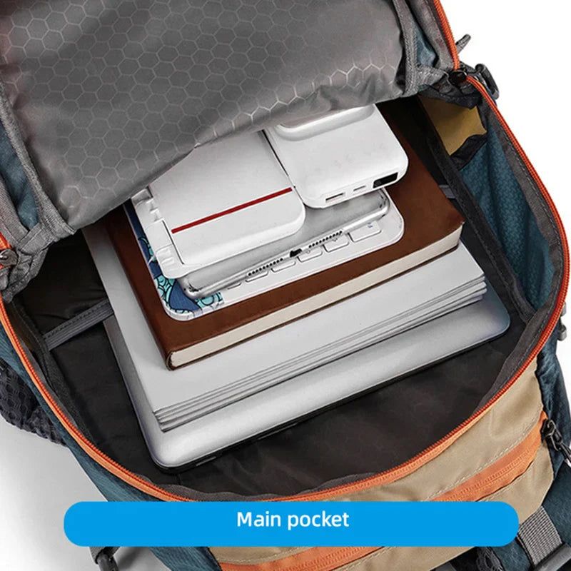 Climbing Camping Backpack Gear Storage Blue