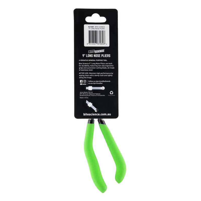 Bite Science 9 Inch Stainless Steel Heavy Duty Long Nose Fishing Pliers