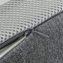Dreamz Memory Foam Pillow Pillowcase Neck Shoulder Support Pain Cervical Grey