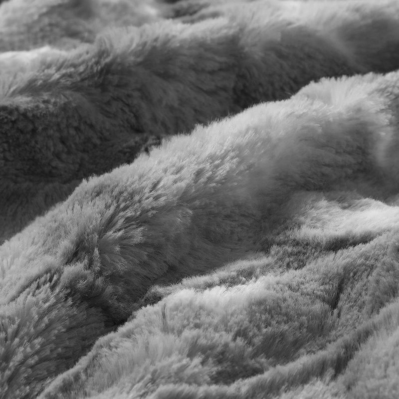 Dreamz Throw Blanket Luxury Tie-dyed Faux Fur 500GSM Bed Sofa Thick152x203cm