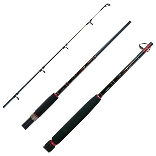 Silstar Power Tip 7ft 4-8kg 3 Piece Travel Spin Rod With Solid Glass Tip