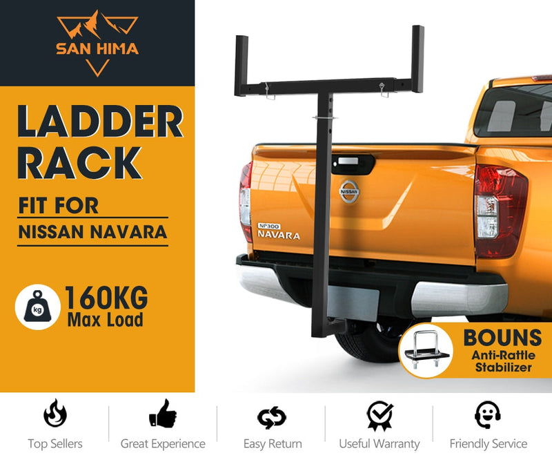 San Hima Nissan Navara Ladder Rack Roof Rack Tow Bar Hitch 4WD