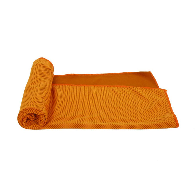 2x Wildtrak 102x30cm Cooling Towel Rectangle w/ Holder Outdoor Camping Assorted