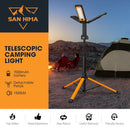 San Hima Telescopic Light Portable Lithium LED Tripod Lamp Camping Rechargeable