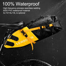 Waterproof 13L Bike Saddle Bag Foldable Rear Tail Trunk Yellow