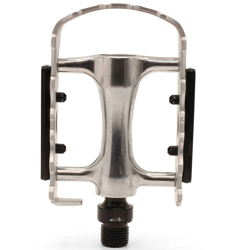 VP Components Silver Alloy Body and Cage MTB Bike Pedal Set 9/16" Inch