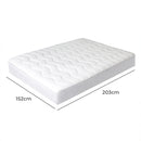 Dreamz Cool Mattress Topper Protector Summer Bed Pillowtop Pad Queen Cover