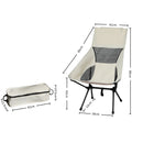 Levede Camping Chair Folding Outdoor Portable Lightweight Beach Picnic Fishing