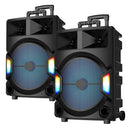 Majority PS500 - Bundled PA System 150w Bluetooth Karaoke-DJ-Party-PA System - Black