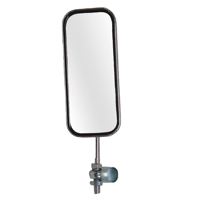 Proseries Rectangular Handlebar Mounted Bike Mirror with Reflectors
