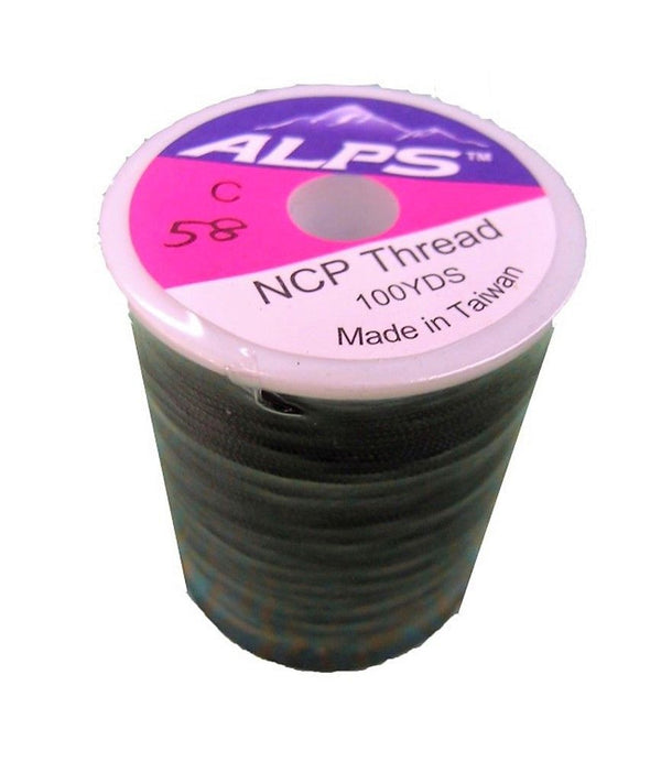 Alps 100yds of Black Rod Wrapping Thread - Size C (0.2mm) Rod Binding Cotton