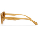 North Beach Sirene Crystal Champagne/Brown Polarised Women's Sunglasses