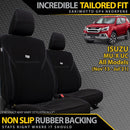 Isuzu MU-X UC Neoprene 2x Front Seat Covers